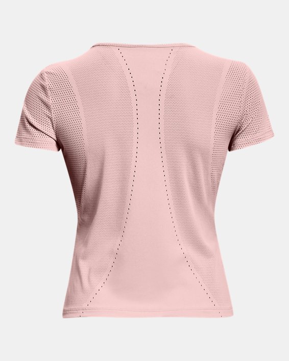 Women's UA Engineered Knit Short Sleeve, Pink, pdpMainDesktop image number 5